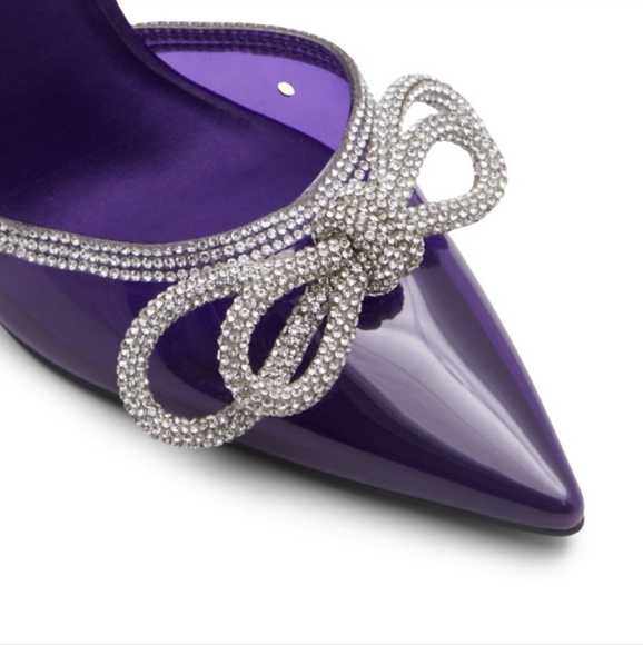 Call It Spring Galaa Lace Up Rhinestone Bow Heels  usa 8   eur 38.5  uk 5.5 - Picture 7 of 13